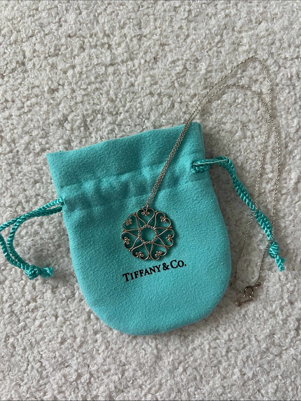 Tiffany & Co Picasso sterling silver Venezia Goldoni necklace